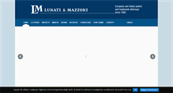 Desktop Screenshot of lunati-mazzoni.com