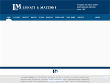Tablet Screenshot of lunati-mazzoni.com